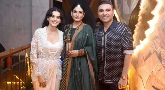 Taapsee Pannu Hosts A Diwali Party For Her Industry Friends; Check Out The Pics -
