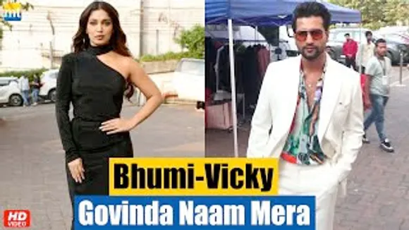 Vicky Kaushal & Bhumi Pednekar On 'Jhalak Dikhhla Jaa 10' Sets For 'Govinda Naam Mera' Promotions