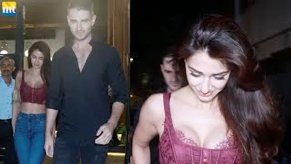 Disha Patani on a Dinner date with a foreigner Boyfriend after break up with Tiger Shroff