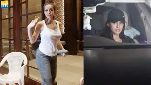 Disha Patani looks Sad As She arrives at a clinic without BF, Malaika Arora in White top at her house