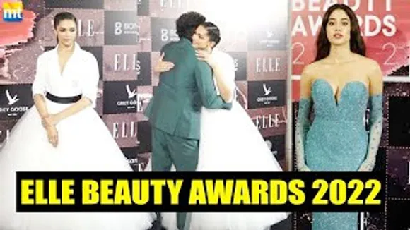 Deepika Padukone & Kartik Aaryan hug each other, Janhvi Kapoor At Elle Beauty Awards 2022