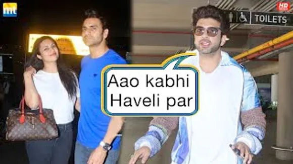 Karan Kundrra returns Mumbai after buying house in Dubai: Divyanka Tripathi-Vivek Dahiya At airport