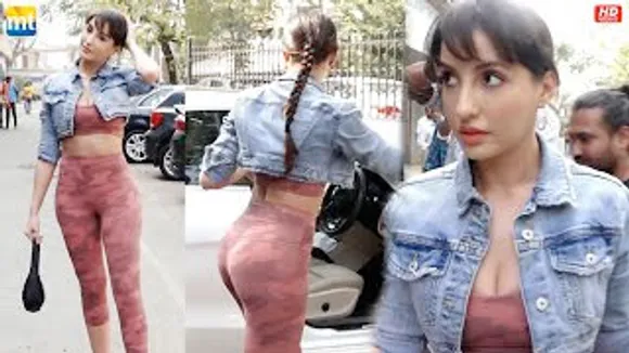 Nora Fatehi hits Dance Rehearsals studio for her performance in FIFA world cup 2022