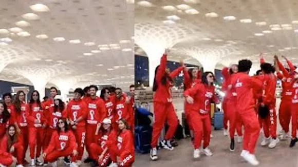 Nora Fatehi's Fifa Anthem Crew Members Perform LIVE at the airport As They Leave For FIFA World Cup 2022
