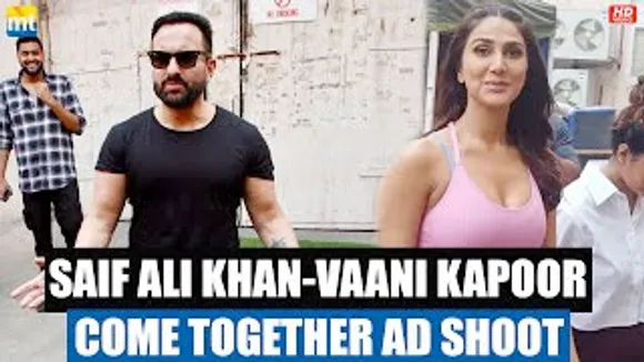 Vaani Kapoor hesitated to give pictures in Yoga Pants as she shoots an Ad with Saif Ali Khan