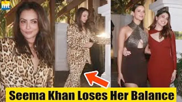 Sohail Khan's Ex Wife Seema Khan loses her Balance, Triptii Dimrii, Sharvari Wagh post party