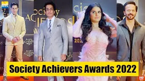 Sidharth Malhotra, Sonu Sood, Rohit Shetty, Zareen Khan And Hema Malini And Others At Society Achievers Awards 2022