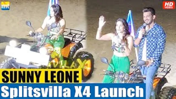 Sunny Leone & Arjun Bijlani's GRAND ENTRY on ATV at Juhu Beach MTV Splitsvilla X4