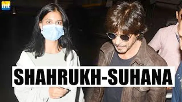 Shah Rukh Khan misses daughter at Airport as he flies to Dubai while Suhana Khan arrives in Mumbai