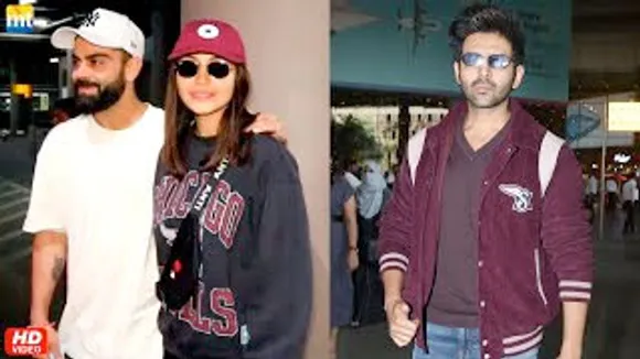 Virat Kohli & Anushka Sharma return from Uttarakhand, Kartik Aaryan & Maniesh Paul back from IFFI