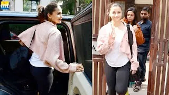 Alia Bhatt start maintaining her Figure at Yoga after the birth of her baby to start New Project