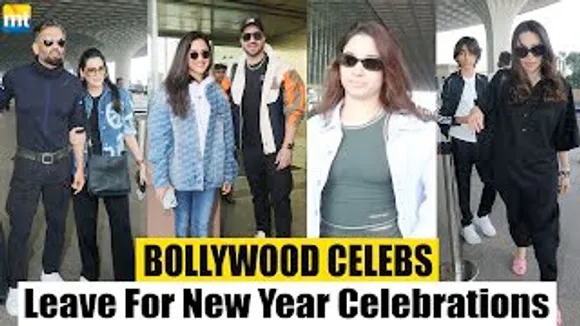 Jasmin Bhasin-Aly Goni, Suniel Shetty With Wife, Tamannaah Bhatia, Karisma Kapoor With Her Son Leave For New Year Celebrations