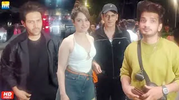 Kartik Aaryan, Tamannaah Bhatia, Vijay Varma And Munawar Faruqui Arrive For Diljit Dosanjh's Concert
