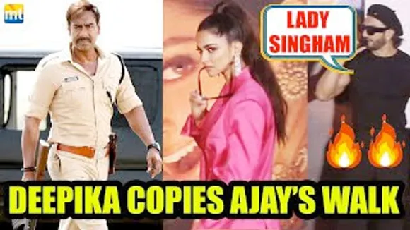 WOW Deepika Padukone's FIRST Walk scene of SINGHAM 3 in Ajay Devgn Style