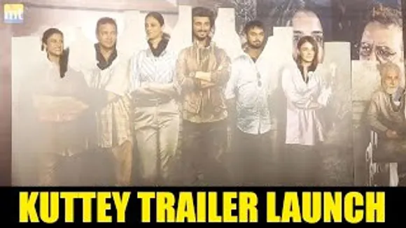 KUTTEY Style entry of Tabu, Arjun Kapoor, Radhika Madan, Konkona Sen Sharma And Others At The Trailer Launch