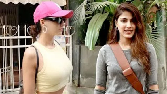 Nora Fatehi returns To Saloon after ED Investigation in Conman Case, Rhea Chakraborty at cafe