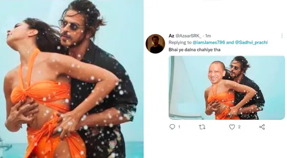 Pathaan Row : FIR Filed On SRK Fan For Using CM Yogi Adityanath's Morphed Picture In Place Of Deepika Padukone —