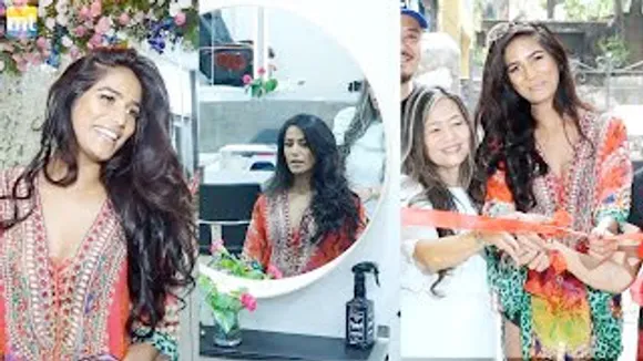 Glamorous Poonam Pandey Inaugurates new salon in Mumbai, praises fans who LOVE her after Lock Upp