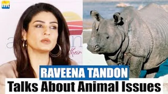 Raveena Tandon talks about Serious Weather & Animal Issues