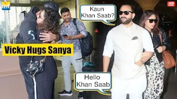 KAUN Khan Sir? Saif Ali Khan asks Paps | Kareena Kapoor | Vicky Kaushal HUGS Sanya Malhotra