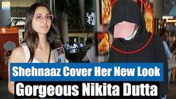 Is Shehnaaz Gill HIDING her New Look with Cap & Mask?; Nikita Dutta looks fresh in white top