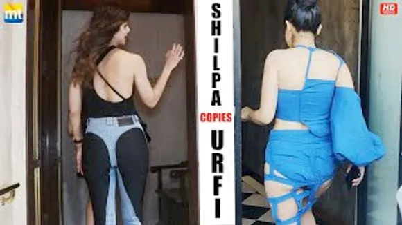 Did SHILPA SHETTY take inspiration from URFI JAVED for her Two-Tonned BOLD Outfit in Denim
