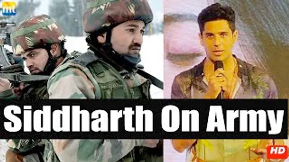 "Desh & Army ke liye Real Life me Manju banana Chahunga" Says Sidharth Malhotra