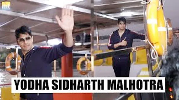 Sidharth Malhotra leaves for the last schedule of YODHA