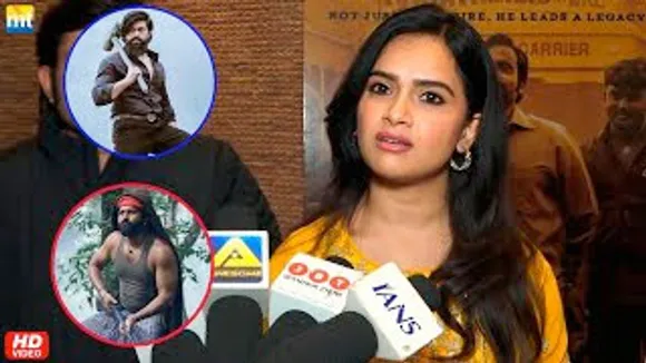 Vijayanand Actress Siri Prahlad Thanks Yash, Rishab Shetty For Making Kannada Cinema Big In Hindi