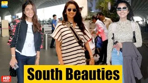 SOUTH BEAUTIES Shriya Saran, Keerthy Suresh and Anupama Parameswaran at airport