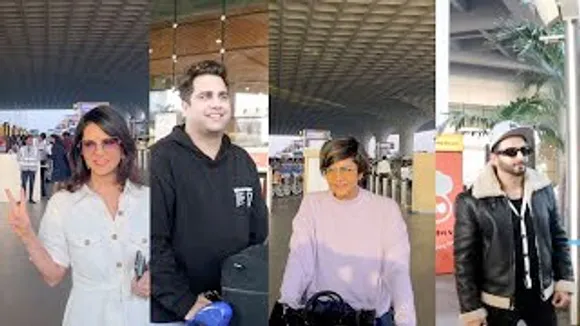 Sunny Leone concerned about INJURED Paps, Mandira Bedi with Kids, Dheeraj Dhoopar, Rajeev Adatia At Airport