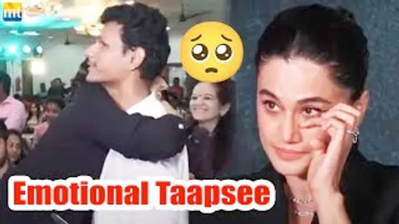 Taapsee Pannu gets EMOTIONAL & HUGS a Blind man at BLURR Screening
