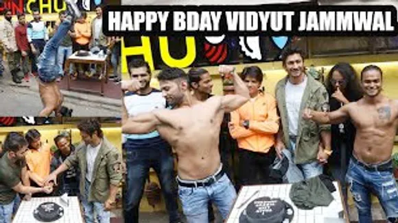 Vidyut Jammwal celebrates Pre-Bday with Die hard fans, travelling 1600 KM on Cycle to meet him
