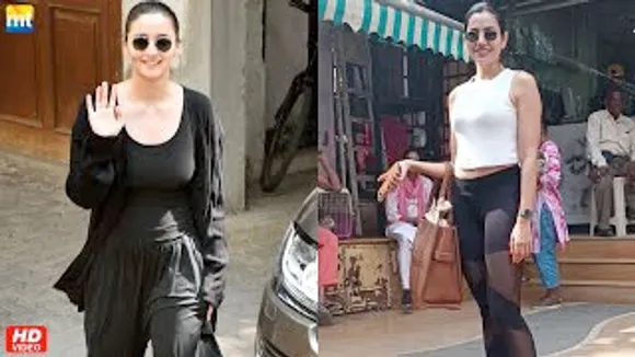 Alia Bhatt Spotted Post Her Dubbing At A Studio In Casuals, Sonnalli Seygall Outside A Vet Clinic