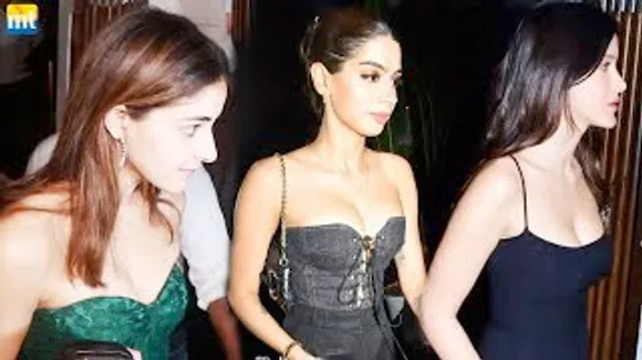 Ananya Panday, Khushi Kapoor, Shanaya Kapoor, Rani Mukerji And Siddhant Chaturvedi At Kajal Anand's Birthday Party