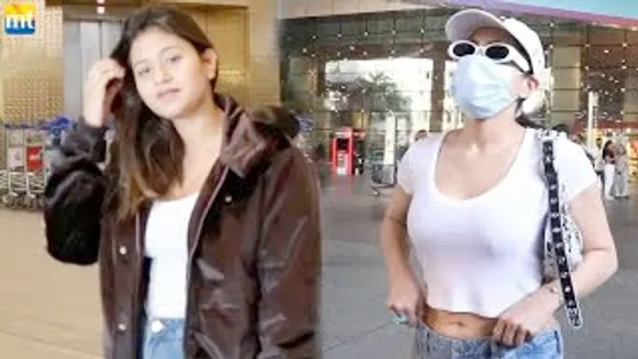 Kacha Badam Fame Anjali Arora | Sara Ali Khan looks good in White Top | Rashmika Mandanna At Airport