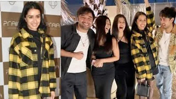Shraddha Kapoor supports cousin Priyaaak Sharma for his new Shop in Worli