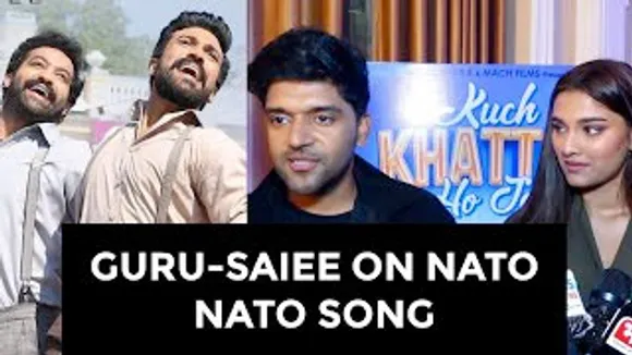 Singer Guru Randhawa & Saiee Manjrekar on RRR's Nacho Nacho song Oscar's Nonimation
