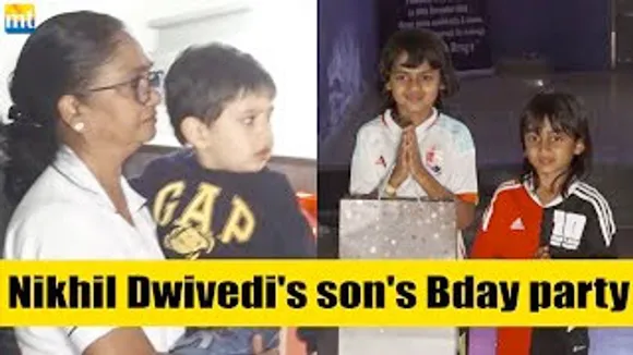 Starkids Jeh Ali Khan, Taimur Ali Khan, Riaana and Rhyl at Nikhil Dwivedi's son's birthday party