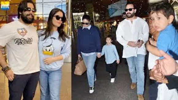 Kareena Kapoor, Saif Ali Khan, Taimur And Jeh return from Switzerland; Zareen Khan with her BF Shivashish