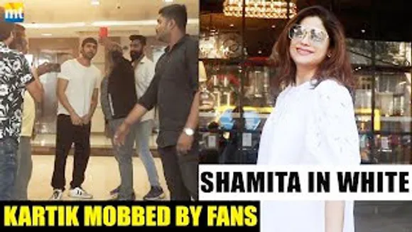 Kya Baat Hai Shehzada - Kartik Aaryan MOBBED by fans; The Tenant Shamita Shetty in white
