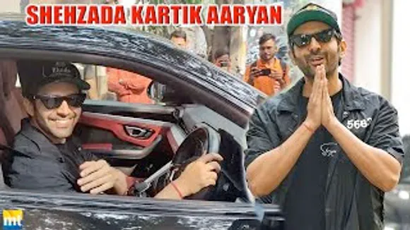 Kartik Aaryan all set to launch Shehzada Trailer on Sankranti visits T-Series for Preparations