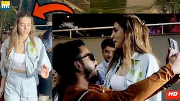 Shehzada Actress Kriti Sanon mobbed by Fans at the airport as she returns from Dubai