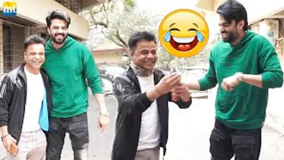 Rajpal Yadav & Maniesh Paul's Comedy before shooting for his show
