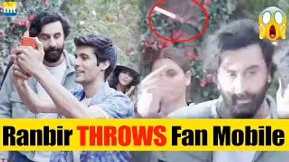 Shocking 😱 Ranbir Kapoor THROWS Fan's Phone for annoying him for a Selfie