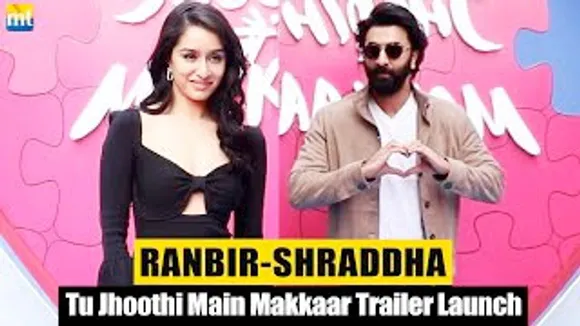 Ranbir Kapoor and Shraddha Kapoor's romantic Entry at Tu Jhoothi Main Makkaar Trailer Launch