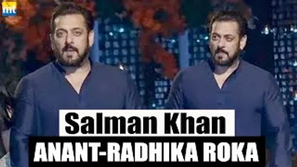Bhaijaan Salman Khan makes dashing entry at Anant Ambani-Radhika Merchant's Roka