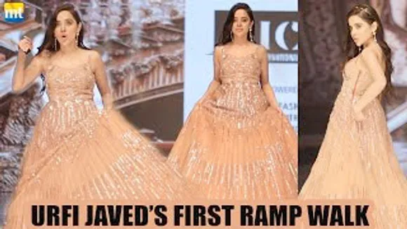 Urfi Javed walks the ramp for designer Arshi Singhal in a never seen before outfit