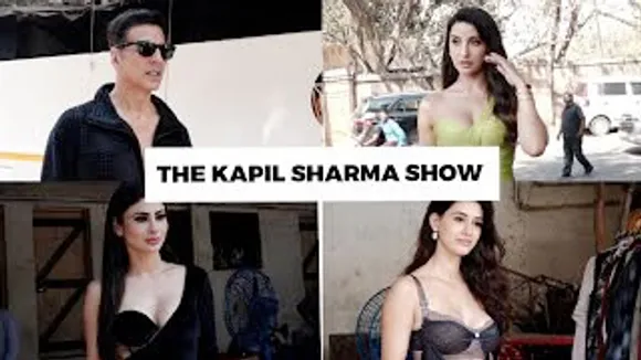 Akshay Kumar With Hotties Nora Fatehi, Disha Patani, Mouni Roy & Sonam Bajwa On The Kapil Sharma Show Sets