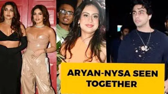 Aryan Khan-Nysa Devgn together after Viral Video from Last Party, Bhumi Pednekar with Twin Sister